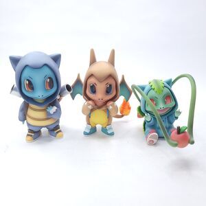 Pokémon Starter Charizard Charmander Blastoise Squirtle VenasaurBulbasaur Figure